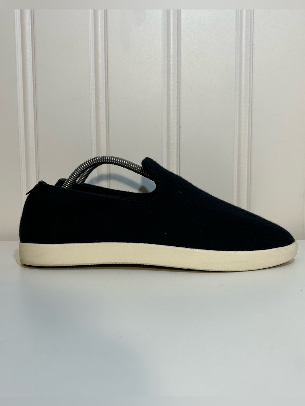 Allbirds wool Loungers wl slip on black white sole women’s 11